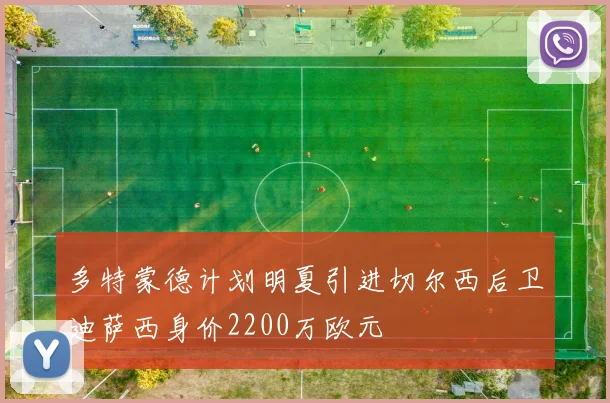 多特蒙德计划明夏引进切尔西后卫迪萨西身价2200万欧元